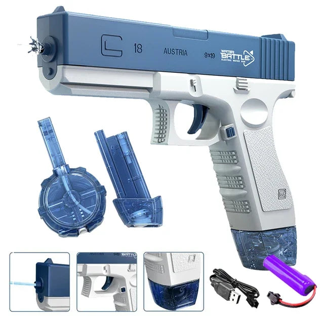 Mocny elektryczny pistolet na wodę dla dzieci i dorosłych