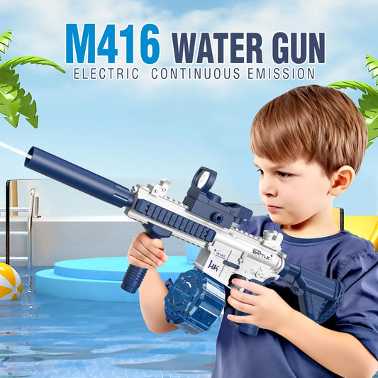 Elektryczny pistolet na wodę M416, automatyczny, duża pojemność